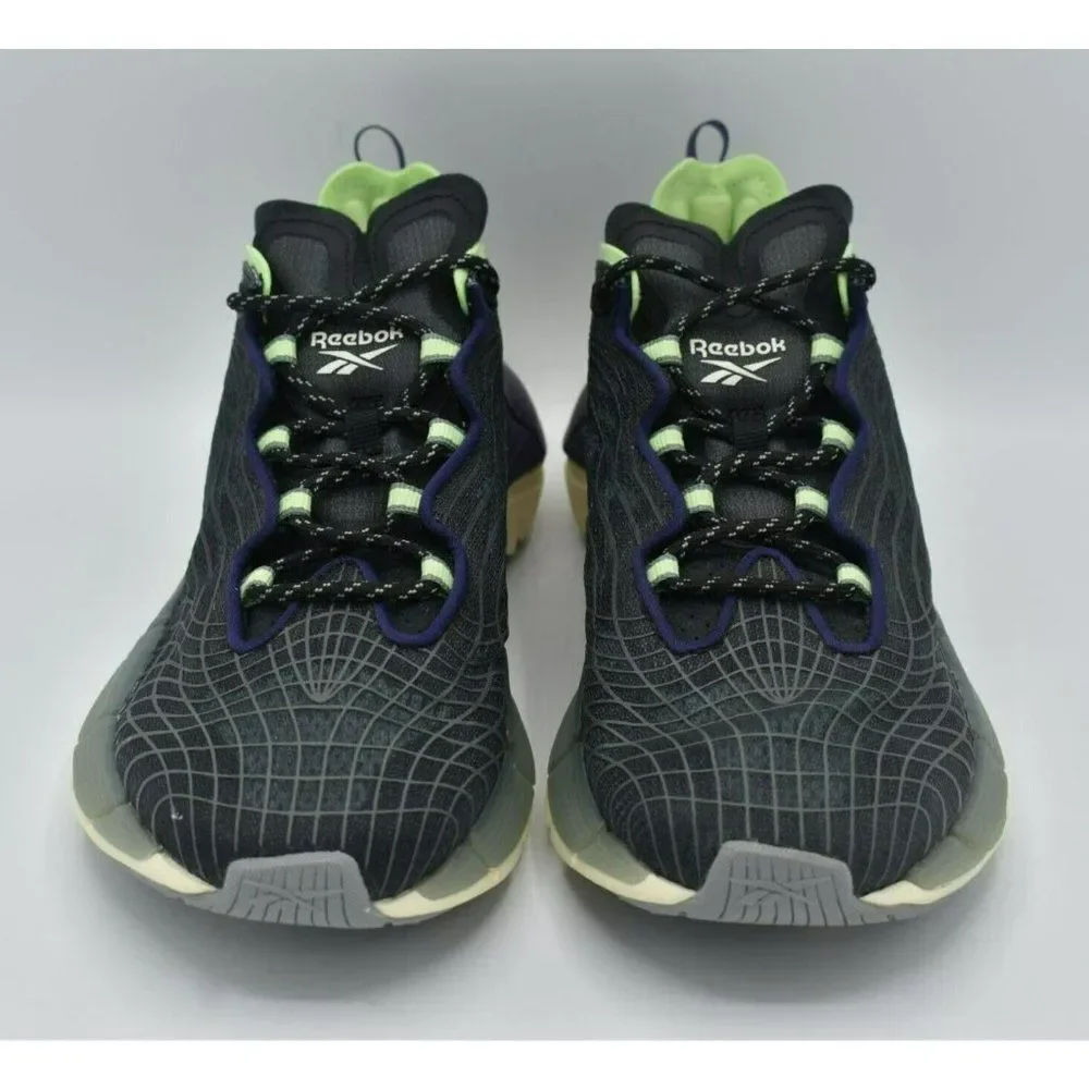 Reebok Womens Size 8 Zig Kinetica II Black Purple Mint Running‎ Shoes Sneakers